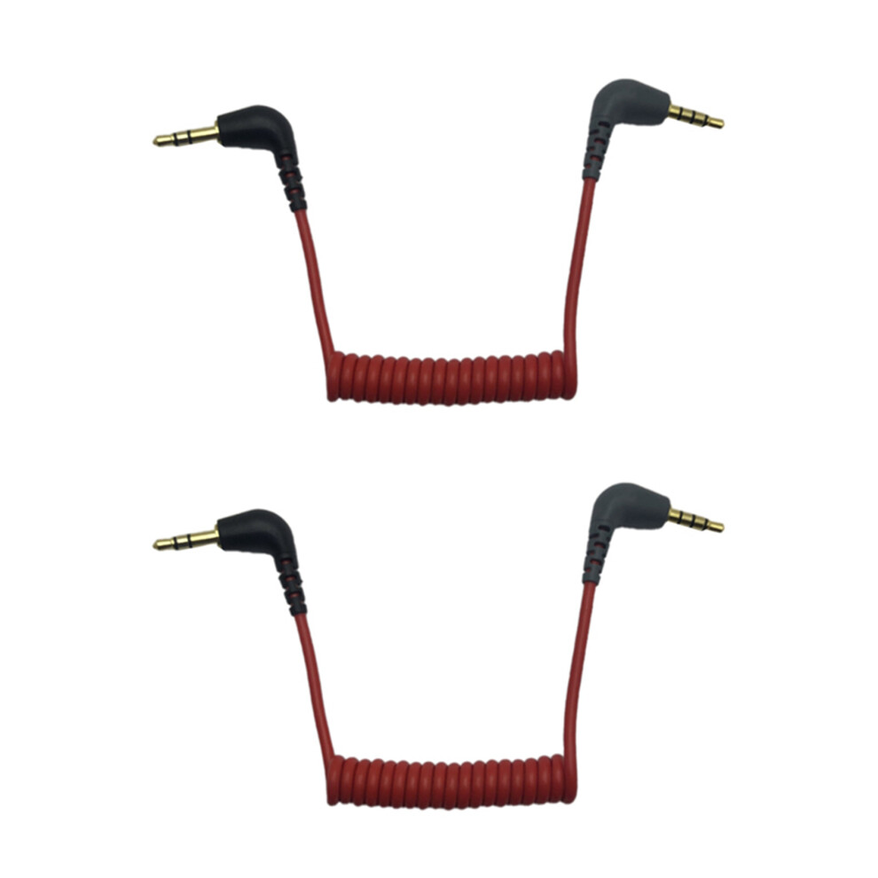 2X Replacement 3.5Mm Trs To 3.5Mm Trrs Adapter Cable For Sc7 By Videomic Go Video Micro-Type Mics 6031242294111