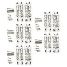 20 PeçAs de Metal Amortecedor de Amortecedor para WPL C14 C24 C34 MN D90 D91 D96 D99 D99S MN90 MN99S PeçAs de AtualizaçãO de Carro RC, Prata