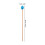 1Par Mallets De Percussão Para Xilofone Com De E Cor Azul 2