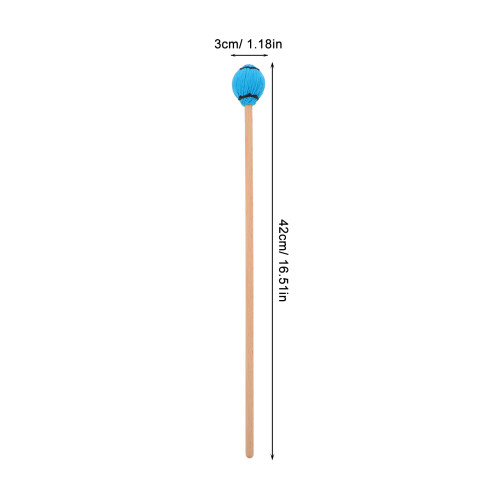 1Par Mallets De Percussão Para Xilofone Com De E Cor Azul 1
