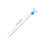 1Par Mallets De Percussão Para Xilofone Com De E Cor Azul 3