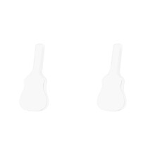 2X Guitar Dust Cover Transparent Translucent Dust-Proof Waterproof Acoustic Electric Guitar Cover Protective Storage Bag
