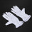 Pair Protective Anti-Slip White Cotton Work Driving Gloves 4