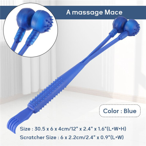 Plastic  2 in 1 Magnetic Hammer Knock Massager Back Scratcher 1