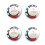 4X Hoofdtelefoon Luidspreker 10mm Luidspreker DIY Hoofdtelefoon Luidspreker Composiet Membraan Luidspreker Hoofdtelefoon Luidspreker Driver 1