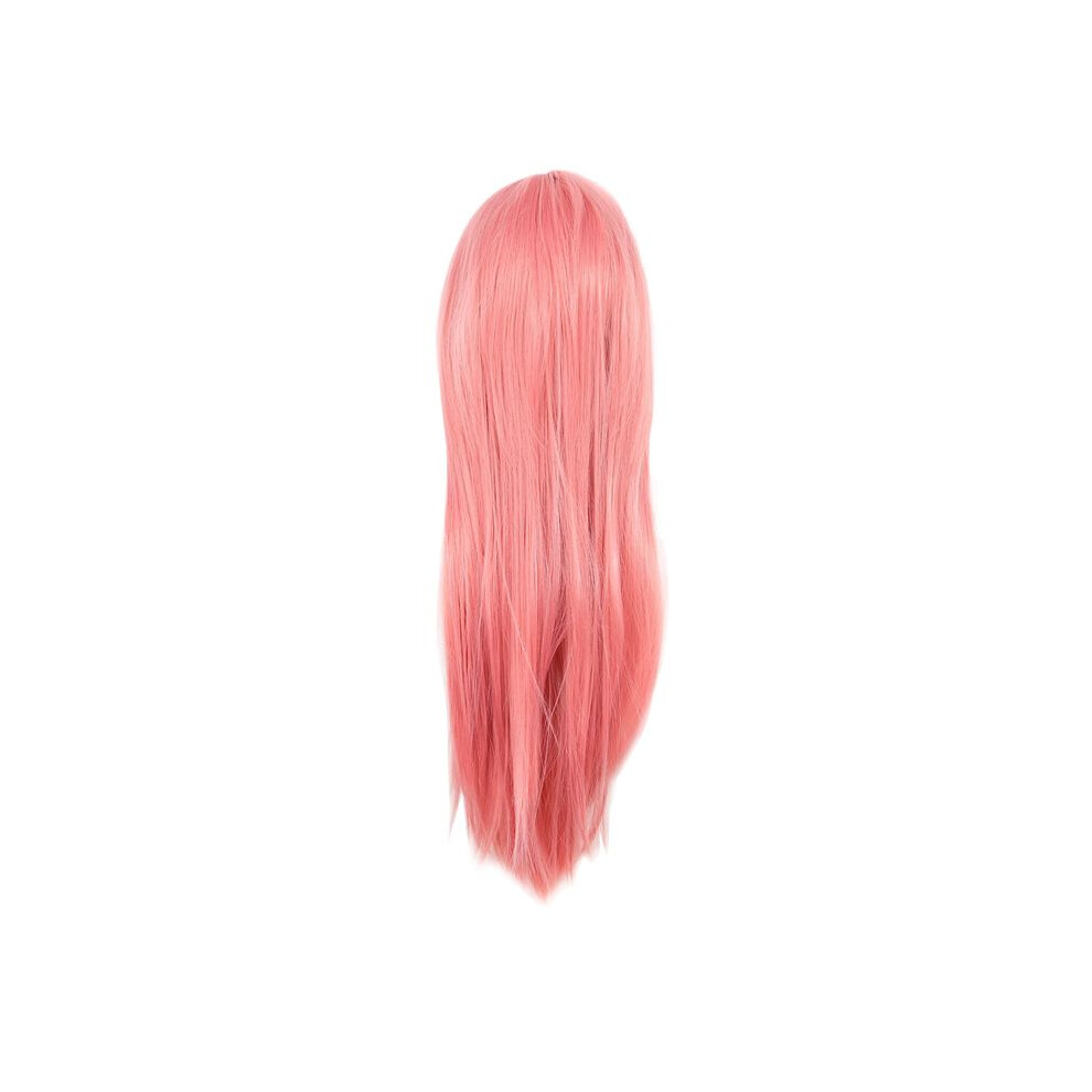 80cm Long Straight Cosplay Wig Multicolor Heat Full Resilient Wigs ()