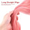 80Cm Lange Gerade Cosplay PerüCke Multicolor WäRme Voll Elastische PerüCken (Rosa) 2