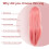 80Cm Lange Gerade Cosplay PerüCke Multicolor WäRme Voll Elastische PerüCken (Rosa) 6