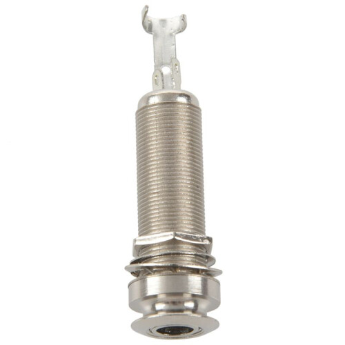 50PCS Guitar Pickup Endpin Output Jack Nickel Strap Lock Chrome 1