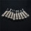 50PCS Guitar Pickup Endpin Output Jack Nickel Strap Lock Chrome 6
