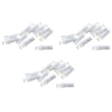 30X T5 W1.2W W3W 1 SMD Dashboard LED Car Cuneate Interior Lights12V White