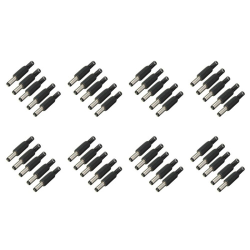 40PCS 5.5mm x 2.5mm Male Jack  Power Plug Socket Jack Adapter Adaptor Connector
