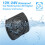 12V-24V Waterproof Car Motorcycle LED Digital Display Voltmeter Voltage Meter Black 3