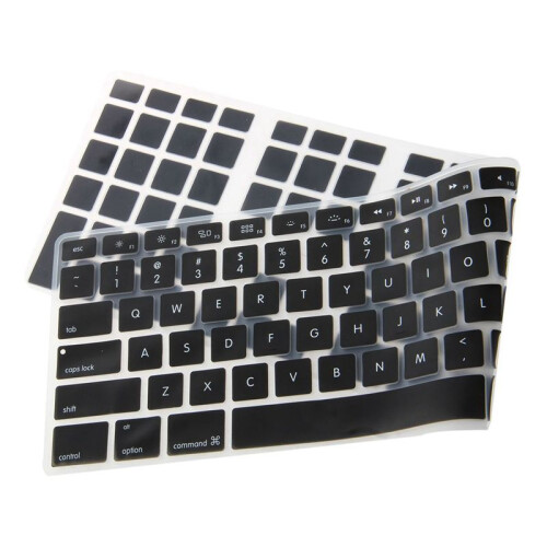 3X Silicone Thin Keyboard Skin Cover Protector with Numeric Keypad for   Black 1