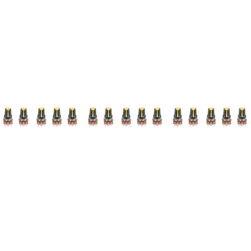 15 Piece 100K Ohm 3 Terminals Linear Taper Rotary Audio B Type Potentiometer Pot