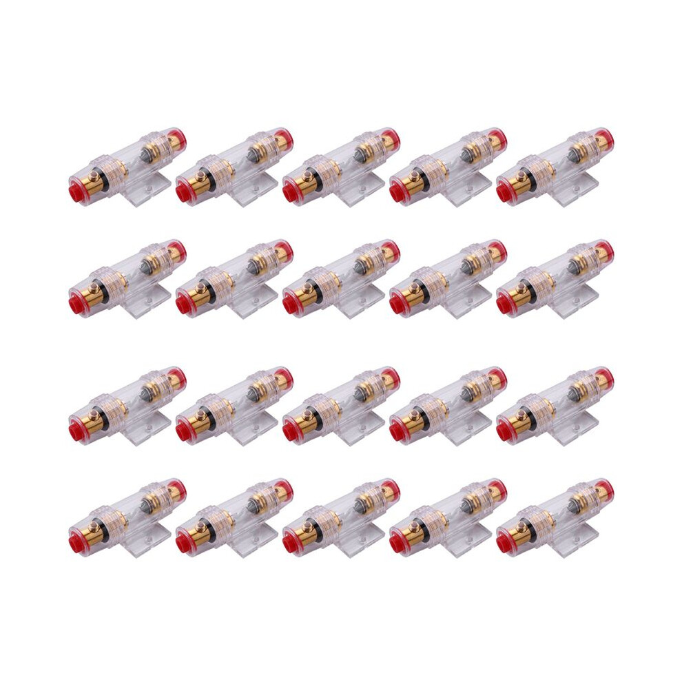 20X Car Stereo 8 Gauge Agu Support Fuse Holder And Fuse 60 Amp Audio Cable 4714015163488