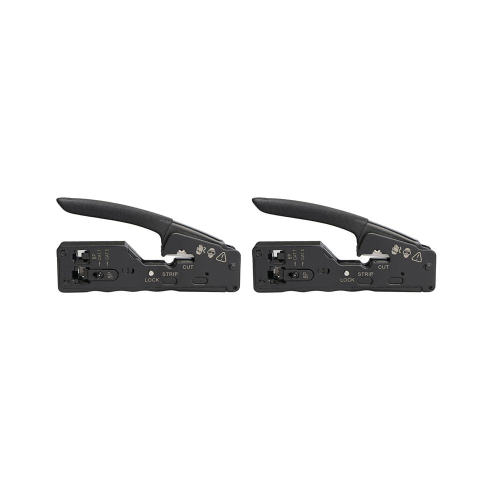 2X Network Cable Crimper Rj45 Crimp Tool Cutter Stripper For Rj45 Cat7 Cat6 Cat5 Rj11 Rj12 Connector Crimper Pliers 6131670761633