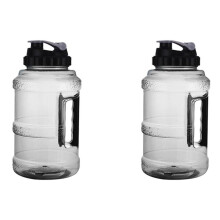 2 Pcs 2.5L Large Water Bottle Ecofriendly Reusable Water Bottle for Men Women Fitness Gym Outdoor Cycing