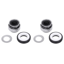 2X 12mm Coiled Spring Rubber Bellow Pump Mechanical Seal 301-12