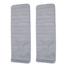 2X 120 x 40 cm Saugfaehiger Anti-Rutscher Speicher Schaum Kueche Schlafzimmer Tuer Boden Matte Teppich Grau