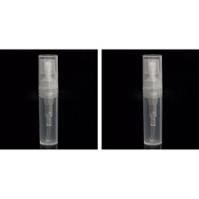 100 X 2Ml Botella de Spray de Viaje de PláStico Atomizador de Perfume Transparente Vacío Nuevo