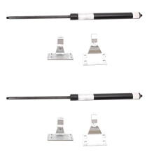2X Under Pressure 50Kg Bed Hydraulic Hinge Force Lift Support Furniture Gas Spring Cabinet Door Furniture Hardware