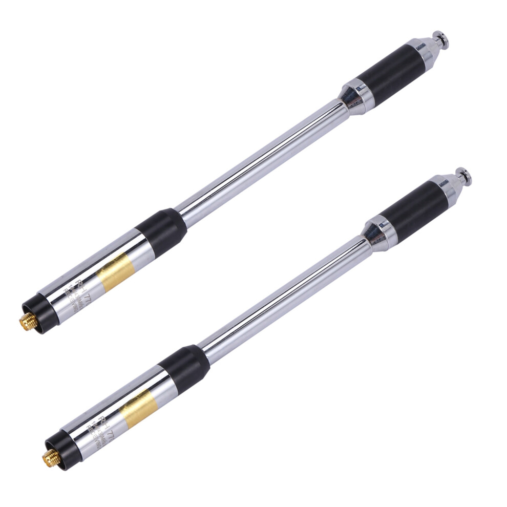2X Rh770 Dual Band 144/430Mhz High Gain Sma-Female Telescopic Antenna For Uv-5R Uv-82 Bf-888S 6033648996651