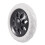 2X Black White Plastic Core Foam Shopping Trolley Cartwheel Casters 4