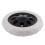 2X Black White Plastic Core Foam Shopping Trolley Cartwheel Casters 6