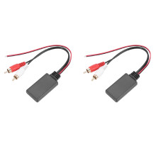 2X Car Universal Wireless Module Music Adapter Rca Aux Audio Cable