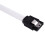 2X 50CM  3.0 III SATA3 7pin Data Cable 6Gb/s SSD Cables HDD Hard Disk Data Cord (White) 2