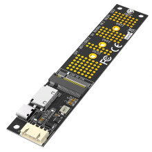 M.2(NGFF) NVMe SSD to SFF-8611/8612 Adapter Expansion Riser Card for 2230 2242 2260 2280