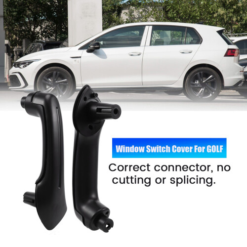 Door Black Pull Grab Handle for  4  Access Handle Inside Door Panel Handles 2