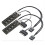 2Pcs 9Pin USB Header Splitter with  Power Cable,Internal USB Hub Extension USB 2.0 Splitter Connector 1