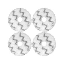 4 PièCes Chiffons de Vadrouille Lavables pour EVA Autonettoyant Vidage Robot Aspirateur SDJ06RM Remplacer les Chiffons de Vadrouille