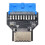 USB Header Adapter Riser USB 3.0 19Pin to USB 3.2 Type E 20Pin Converter Chassis Front Panel Type C Plug-in Port 3