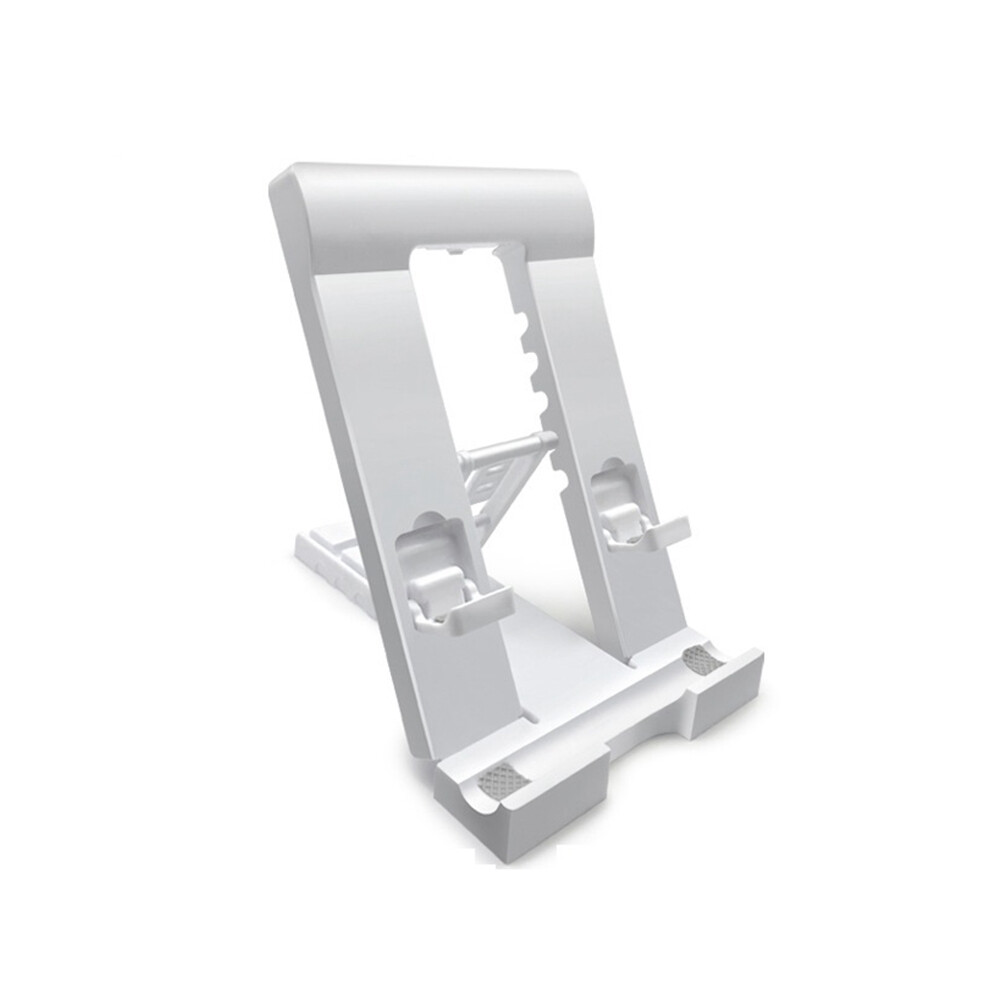 Desktop Tablet Computer Stand Multi-Stage Foldable Portable Desktop Student Learning Machine Stand For (White) White 6032360607456