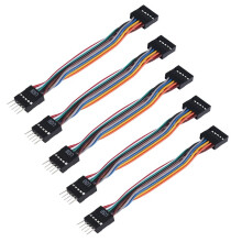 Voor Moederbord Naar Gewone Chassis Adapter Kabel, USB 9-Pin Revolutie 11-Pin Vrouwelijke Conversie Kabel 24AWG, 5 Stks