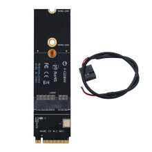 NGFF M.2 A/A+E Key Slot auf M.2M Key PCIe PCI-Express WLAN-Kartenadapter NVMe Wireless LAN-Kartenadapter