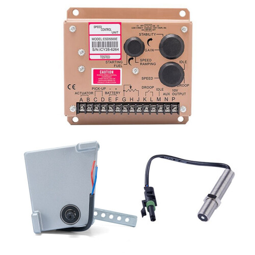 Actuator ADC120 Generator Governor 1Set ADC120 Actuator 3034572 Pickup Sensor ESD5500E Speed Controller-12V