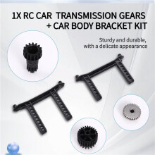 Kit de Engranajes de Transmisión Mejorados para Coche RC + Soporte de Carrocería para XLH X9115 X9116 9120, Accesorios para Coche RC