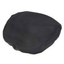 Car Leather Center Console Box Pad Armrest Cover Protective Cover for MK2 2016 2017 2018 Black