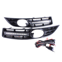 Phares Antibrouillard Pare-Chocs Avant Grilles de Calandre + DRL LED pour  B6 2007-2011 éTanche