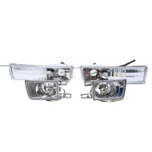4Pcs Front Bumper Clear Fog Turn Signal Light Lamp LH& RH For Mk3 1993-1998