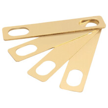 4PCS Guitar Neck Plate Guitar Gasket Replacement Guitar Neck Shim Heightening Gasket Accessories (Golden)