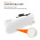 For   Ally X/Y Protective Case Cover Detachable Front Shell Case Frosted Handheld with Bracket 6