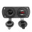 12-24V Dual USB Outlet Volt Power Outlet with Red LED Voltage Display Lighter Socket  Panel Adapter for Car Boat 1