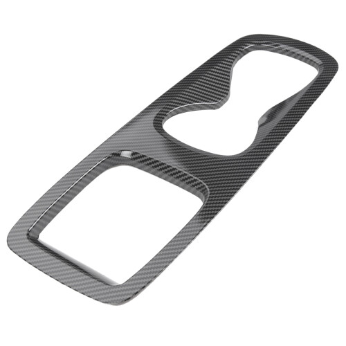 For ID.3 ID.4 Carbon Fiber Car Center Console Cup Holder Panel Frame Decorative Accessories
