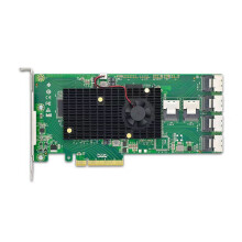 Placa Controladora PCIe X8 para SFF-8087 SAS/ 6Gb/S HBA de 6 Portas PCIe X8 para Placa Adaptadora SFF-8087