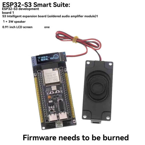 Placa de Desenvolvimento Do Robô de Bate-Papo Por Voz AI ESP32-S3 com Tela OLED de 0,91 Polegadas DeepSeek para Placa-Mãe Educacional de Estudantes 1
